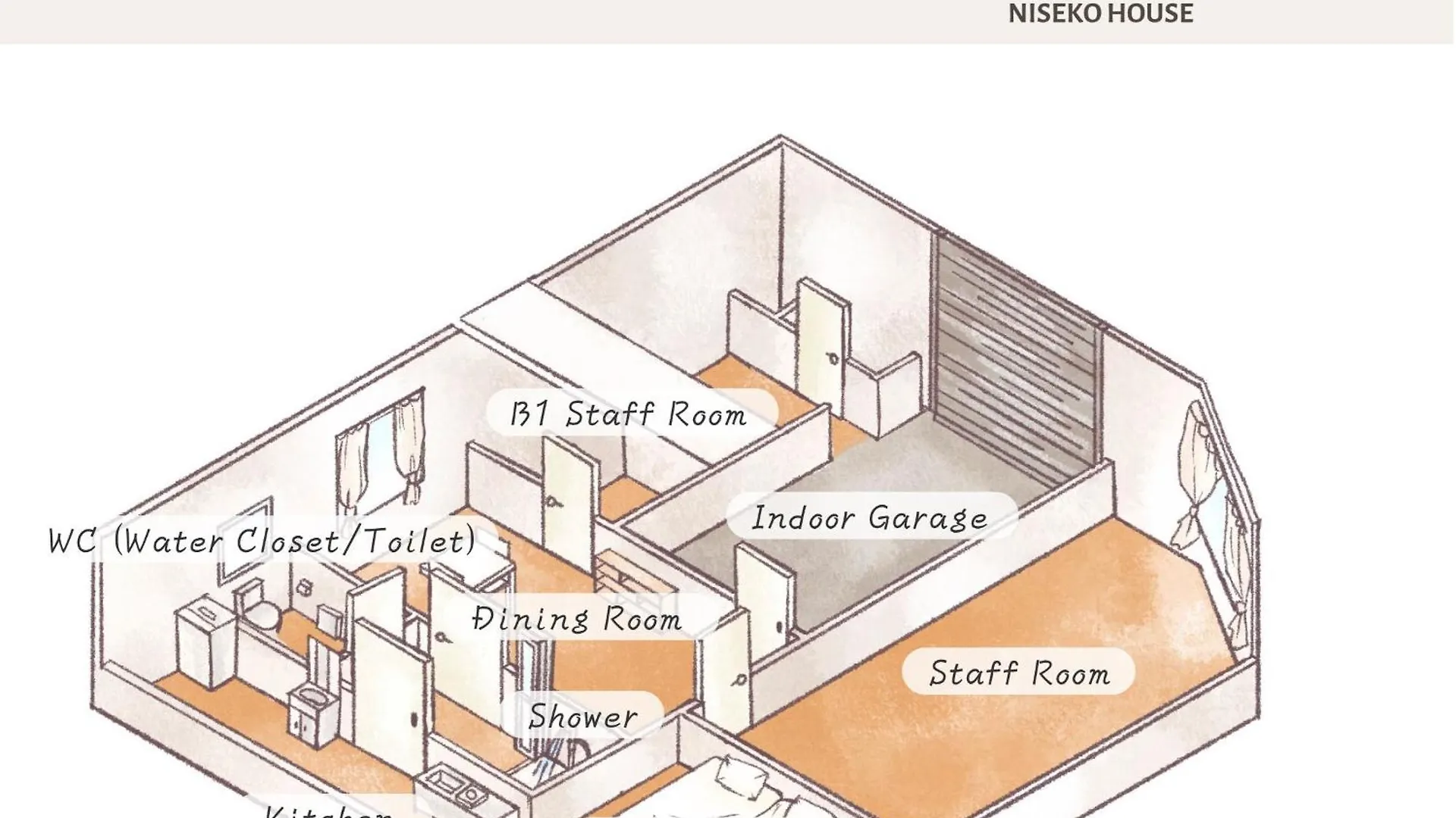 شقة Ezo Fujiya Niseko House كوتشان اليابان